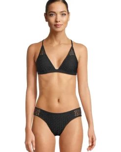 Women BECCA Castaway Luna Textured Halter Top