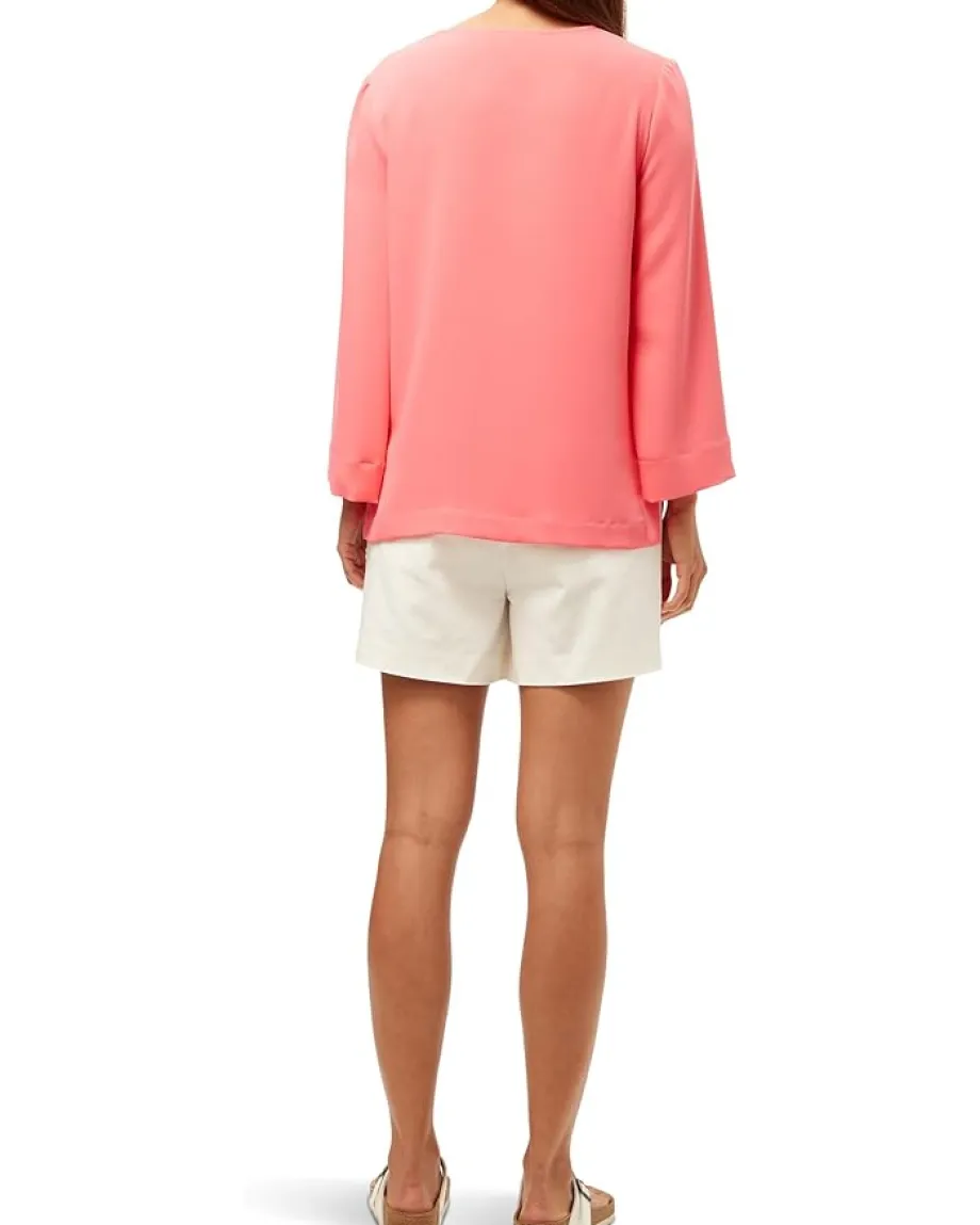Trina Turk Catamaran Top Coral Crush New