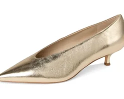 Marc Fisher LTD Cecile Gold Leather Hot
