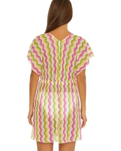 BECCA Celeste Crochet Tunic Cover-Up Multi Online