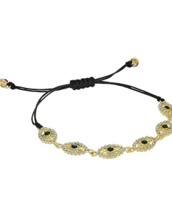 Rebecca Minkoff Celestial Evil Eye Pulley Bracelet Gold Best