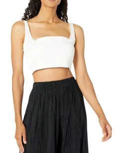 line and dot Celestin Top Ivory New