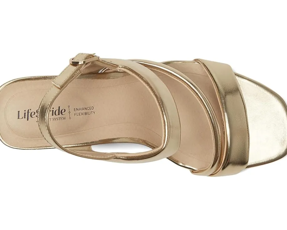 LifeStride Celia Slingbacks Gold Metallic Best
