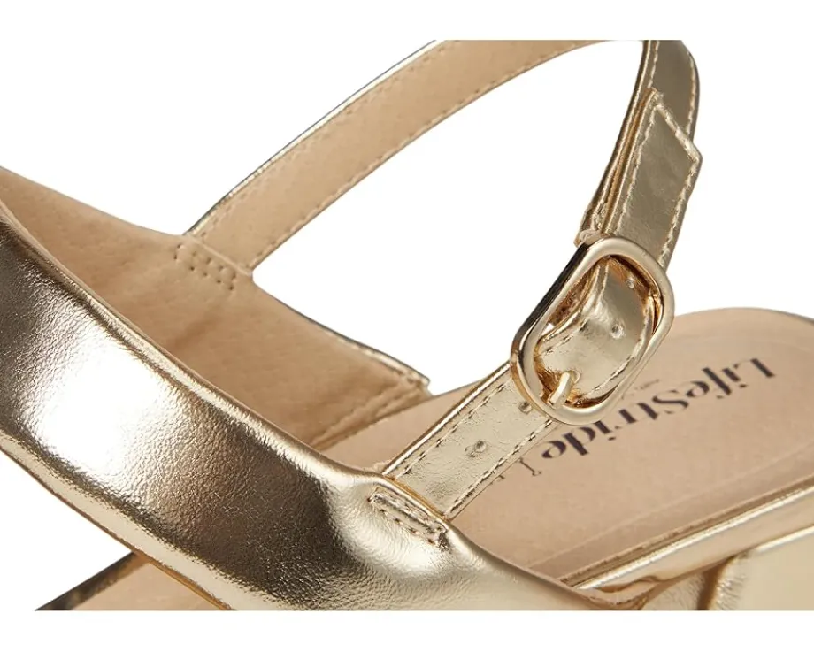 LifeStride Celia Slingbacks Gold Metallic Best