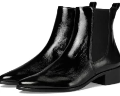 Paul Green Celina BT Black Crinkled Patent New