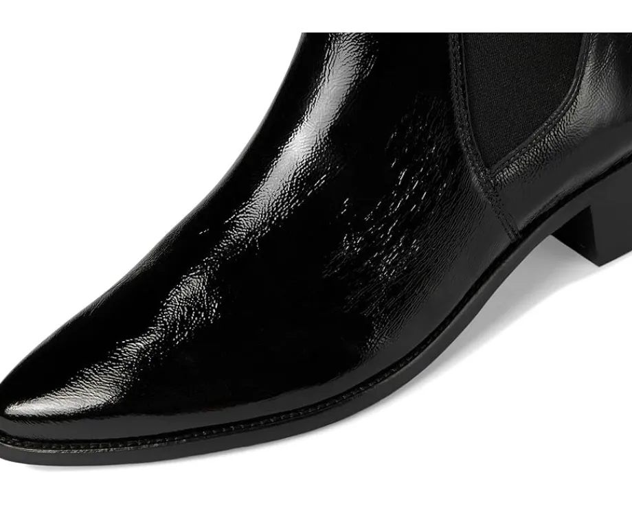 Paul Green Celina BT Black Crinkled Patent New