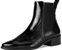 Paul Green Celina BT Black Crinkled Patent New