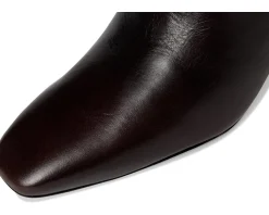 Veronica Beard Cera Zip Short Boots Dark Raisin New