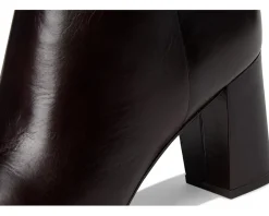 Veronica Beard Cera Zip Short Boots Dark Raisin New