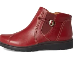 Clarks Certina Joy Red Leather Sale