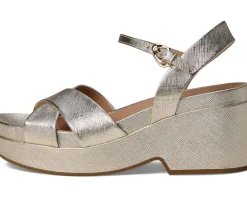 Aerosoles Chabella Gold Metallic Textured Faux Leather Best