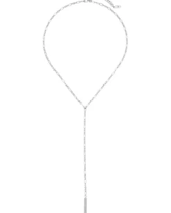 Cole Haan Chain Y Necklace Light Rhodium Sale