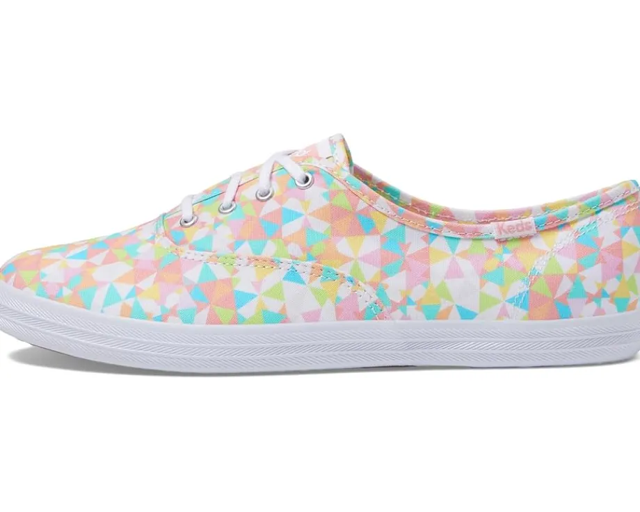 Keds Champion Canvas Lace Up Kaleidoscope Multi New