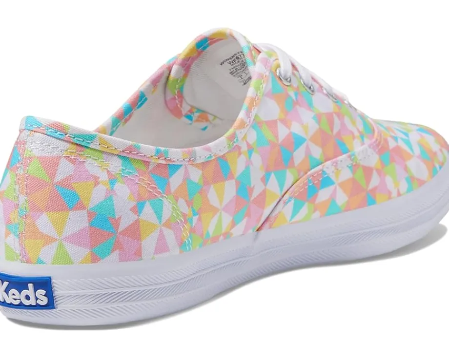 Keds Champion Canvas Lace Up Kaleidoscope Multi New