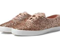 Keds Champion Glitter Lace Up Rose Gold Online