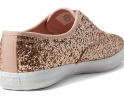 Keds Champion Glitter Lace Up Rose Gold Online