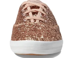 Keds Champion Glitter Lace Up Rose Gold Online