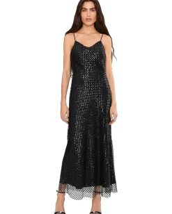 AllSaints Chantelle Dress Black Outlet