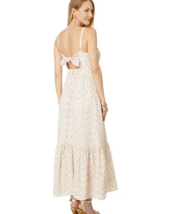 Women Lilly Pulitzer Charlese Eyelet Halter Maxi Dress