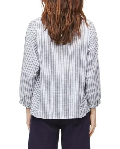 Michael Stars Charlie Popover Top Admiral Stripe