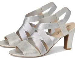 LifeStride Charlotte High Heel Sandal Silver Clearance