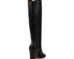 Johnston & Murphy Charlotte Knee High Boots Black Discount
