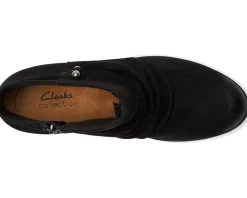 Clarks Charlten Rosa Black Nubuck Clearance