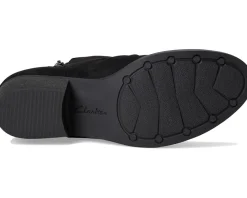 Clarks Charlten Rosa Black Nubuck Clearance