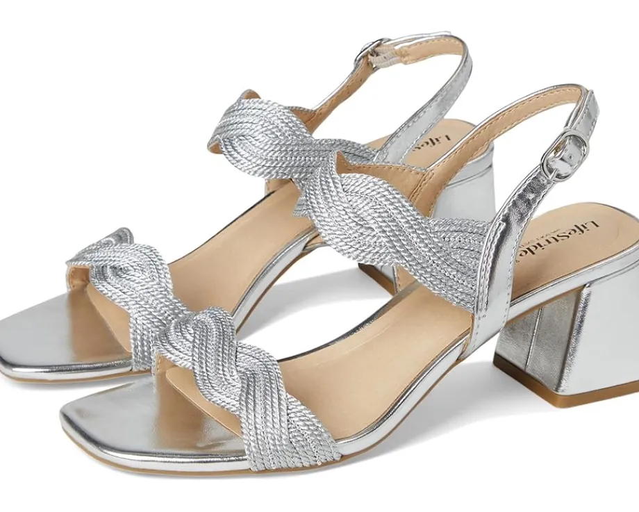 LifeStride Charnelle Silver Metallic New