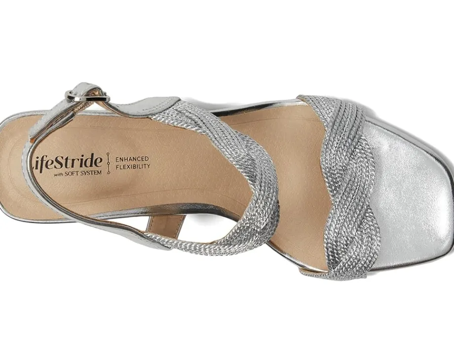 LifeStride Charnelle Silver Metallic New