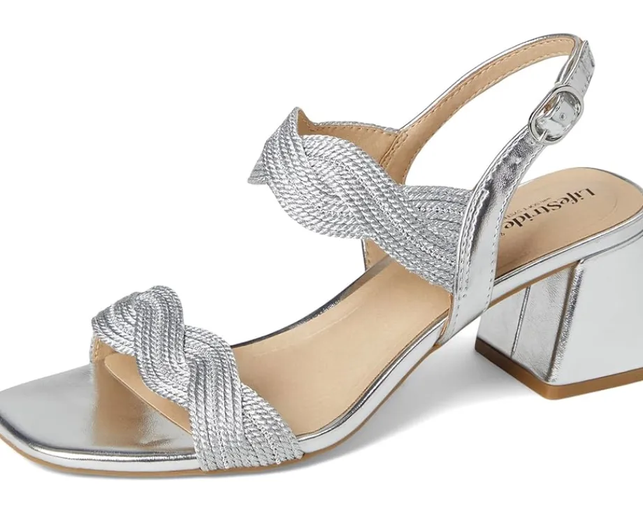 LifeStride Charnelle Silver Metallic New