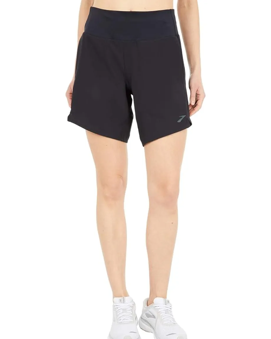 Brooks Chaser 7" Shorts Black Clearance
