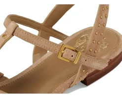 Women Vince Camuto Chaya Studded Gladiator Flat Sandals