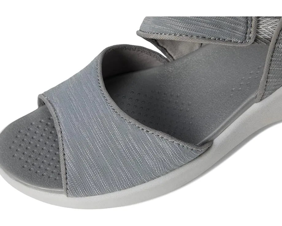 LifeStride Cheerful Strappies Graphite Waxy Fabric Online