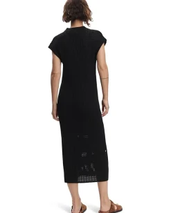 Varley Cheston Relaxed Knit Dress Black Best