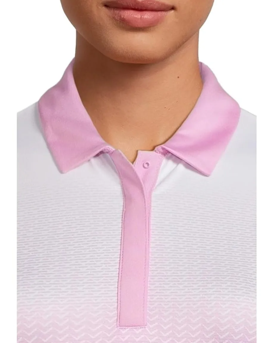 Callaway Chev Gradient Sleeveless Top Brilliant White New