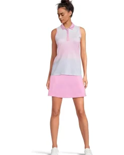 Callaway Chev Gradient Sleeveless Top Brilliant White New