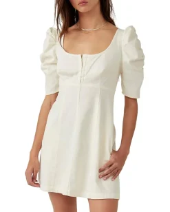 Women Free People Cheyenne Denim Mini Dress