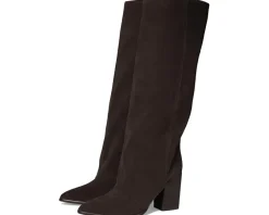 Nine West Chicke Dark Brown Suede New