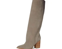 Nine West Chicke Taupe Suede