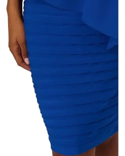 Women Adrianna Papell Chiffon Cape Dress