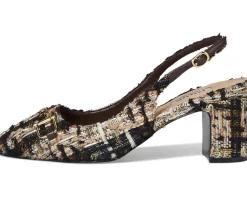 Dune London Choiced Brown Fabric Clearance