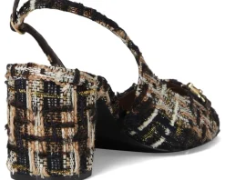 Dune London Choiced Brown Fabric Clearance