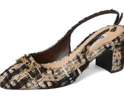 Dune London Choiced Brown Fabric Clearance