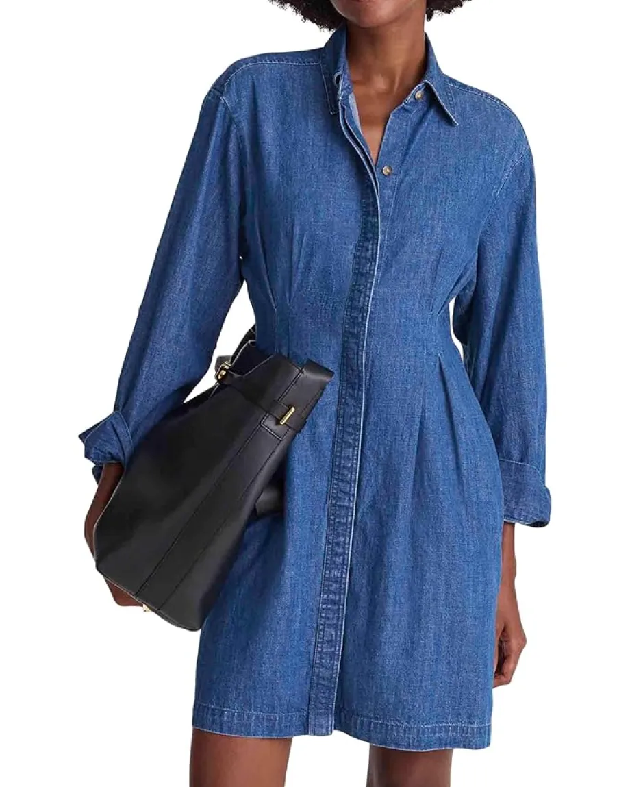 Women Madewell Chrisandra Denim Dress