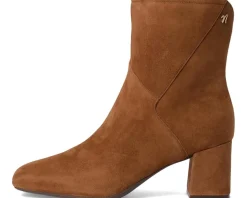 Naturalizer Christine Dress Bootie Dark Chestnut Brown Suede Discount