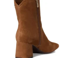 Naturalizer Christine Dress Bootie Dark Chestnut Brown Suede Discount