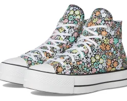 Converse Chuck Taylor All Star High-Top Platform Sneaker Black/White/Pale Surplus New