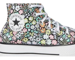 Converse Chuck Taylor All Star High-Top Platform Sneaker Black/White/Pale Surplus New