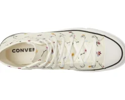 Women Converse Chuck Taylor All Star Lift Platform Embroidered Blooms